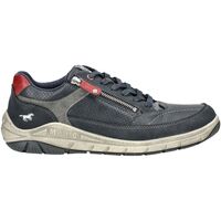 Schuhe Herren Sneaker Low Mustang Sneaker Blau