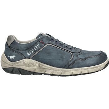 Schuhe Herren Slip on Mustang Sneaker Blau