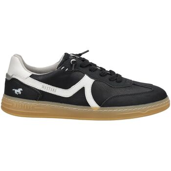 Schuhe Herren Sneaker Low Mustang Sneaker Schwarz