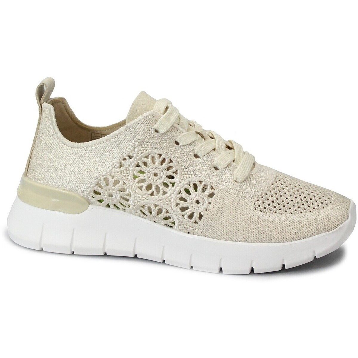 Schuhe Damen Sneaker Low Grunland GRU-RRR-SC4582-BE Beige