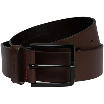 Accessoires Herren Gürtel BOSS Gionio Ledergürtel Braun