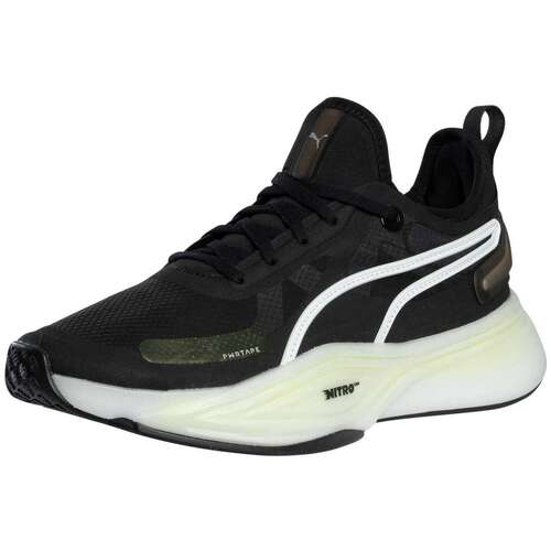 Schuhe Herren Sneaker Low Puma PWR Nitro Squared Trainer Schwarz