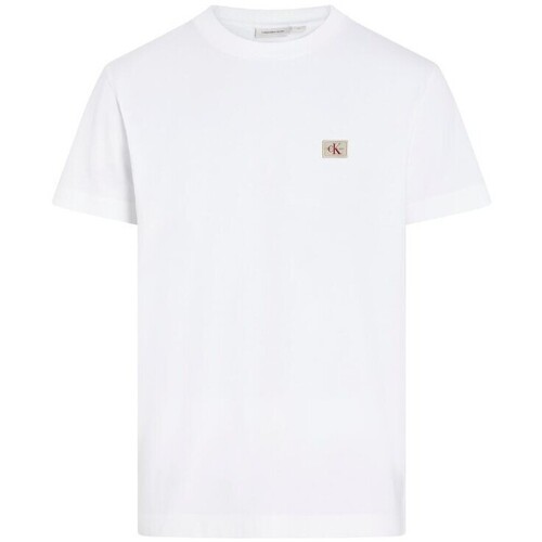 Kleidung Herren T-Shirts Calvin Klein Jeans J30J327100 Weiss