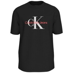 Kleidung Herren T-Shirts Calvin Klein Jeans J30J327086 Schwarz