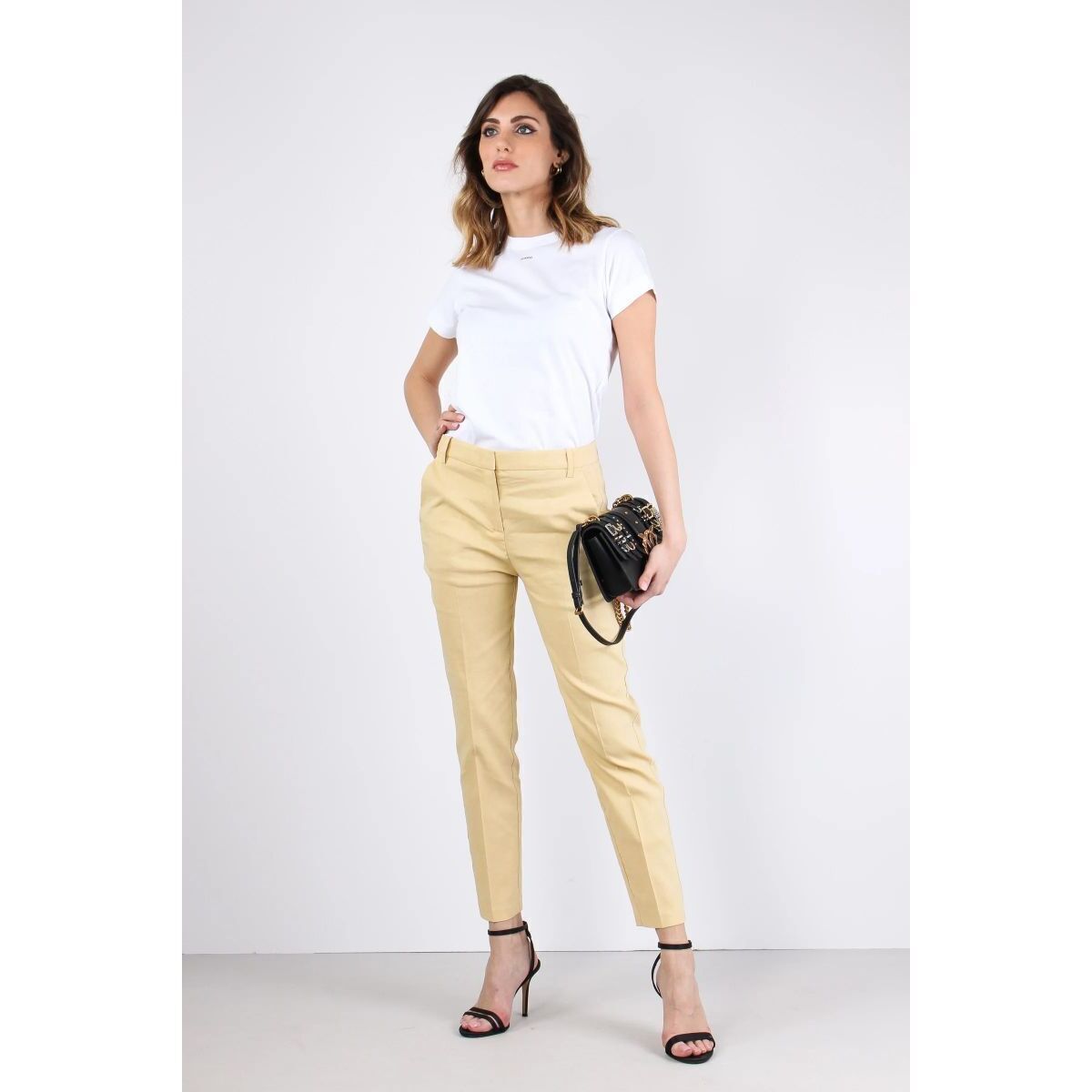 Kleidung Damen Hosen Pinko BELLO 104909 A0IM-C23 Gelb