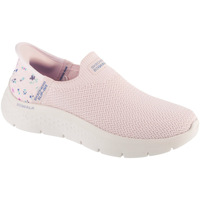 Schuhe Damen Sneaker Low Skechers Slip-Ins: GO WALK Flex - Sunset Rose Rosa