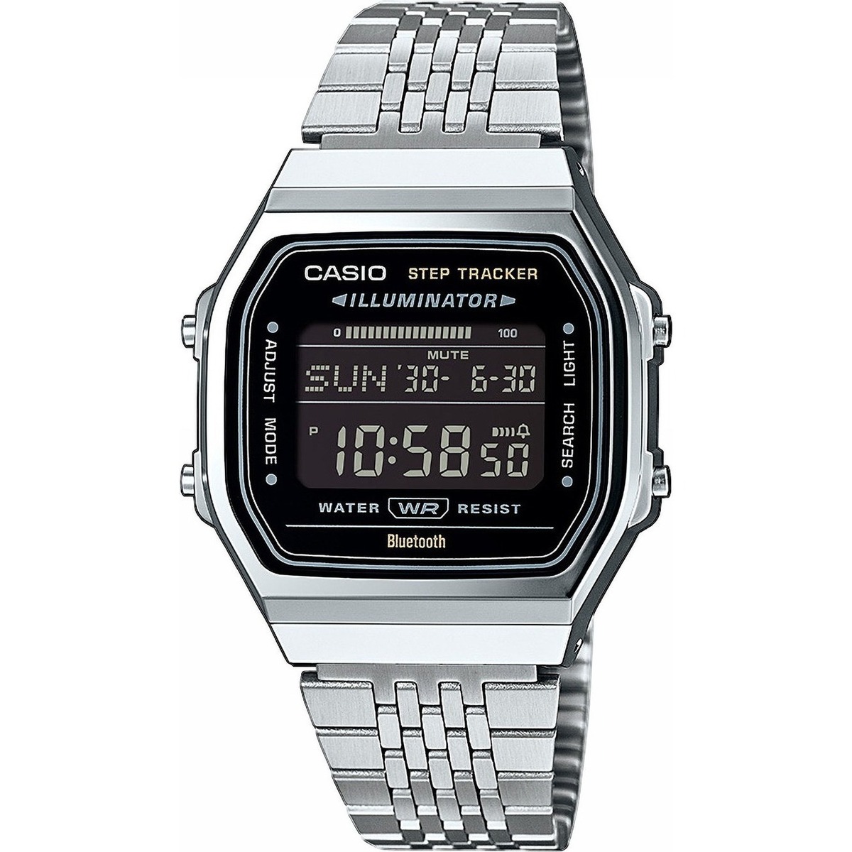 Uhren & Schmuck Herren Armbanduhren Casio ABL-100WE-1BEF Silbern