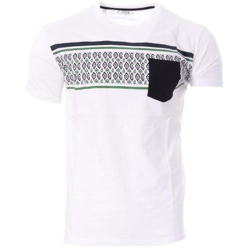Kleidung Herren T-Shirts & Poloshirts Rms 26 RM-91264-BLA Weiss
