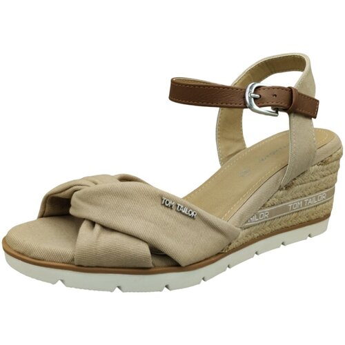 Schuhe Damen Sandalen / Sandaletten Tom Tailor Sandaletten 53900 5390040007 Beige