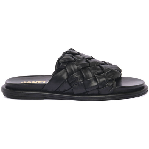 Schuhe Damen Pantoffel Janet&Janet  Schwarz