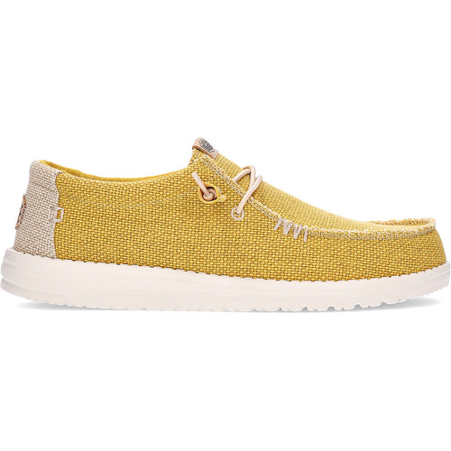 Schuhe Herren Slipper HEYDUDE Hey  Wallybraided Herren-Loafer GOLDEN_GELB
