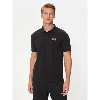 Emporio Armani EA7  T-Shirts & Poloshirts 8NPF14  PJVQZ-0208 BLACK günstig online kaufen