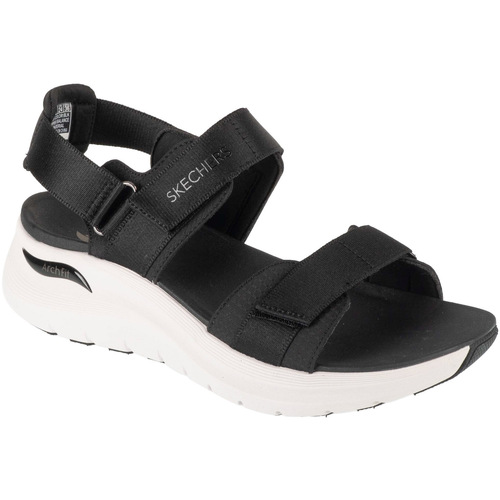 Schuhe Damen Sportliche Sandalen Skechers Arch Fit 2.0 - Go-Getter Schwarz