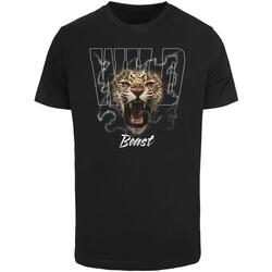 Kleidung Herren T-Shirts Mister Tee T-shirt  Wild Beast Schwarz