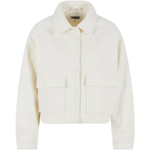 Urban Classics Veste femme  soft touch Weiss