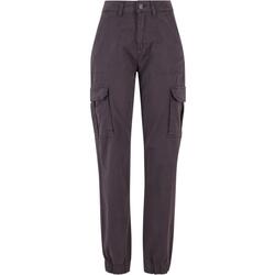 Kleidung Damen Cargo Hosen Urban Classics Pantalon cargo en coton femme  Twill Utility Grau