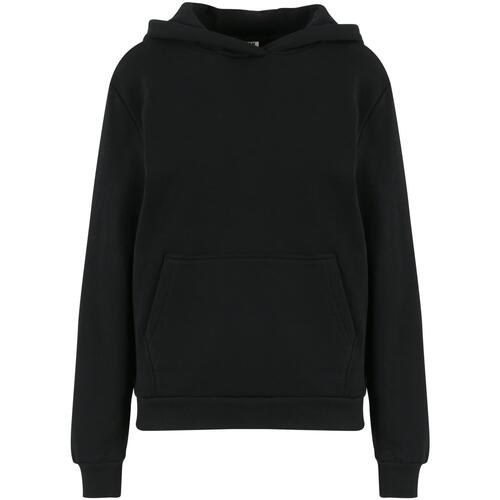 Kleidung Damen Sweatshirts Urban Classics Sweatshirt à capuche femme  Organic Loose Brushed Schwarz