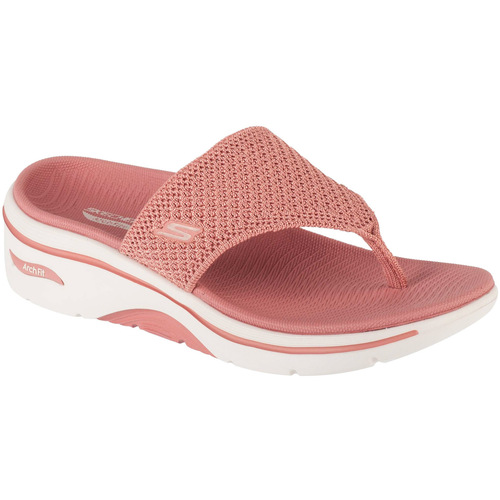 Schuhe Damen Zehensandalen Skechers Go Walk Arch Fit 2.0 Sandal - Carrie Rosa