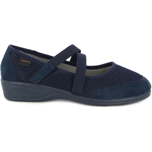 Schuhe Damen Ballerinas Doctor Cutillas 712 Selbstklebende Damenballerina Blau