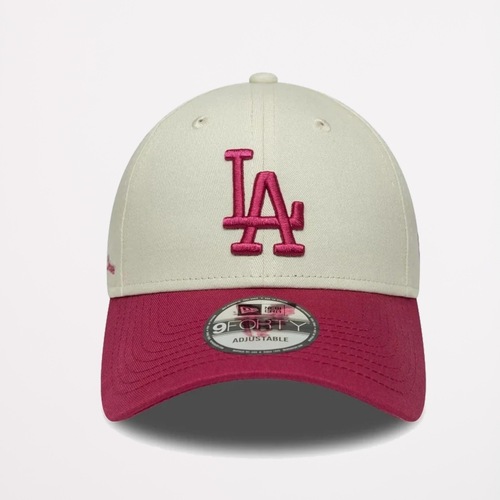 New-Era LA DODGERS MLB SIDE SCRIPT 9FORTY Beige