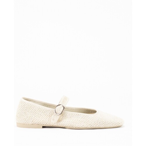 Schuhe Damen Ballerinas Keslem 37603 BEIGE