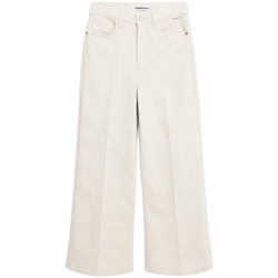 Kleidung Damen Jeans Armedangels Jeans Wide Leg cropped femme  Murliaa Beige