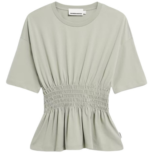 Kleidung Damen T-Shirts Armedangels T-shirt en cotton femme  Kaawino Grün