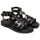 Schuhe Damen Sandalen / Sandaletten Porronet 3125 Schwarz