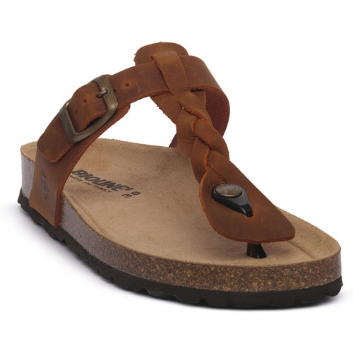 Schuhe Damen Zehensandalen Bioline 993 ARANCIO INGRASSATO Orange