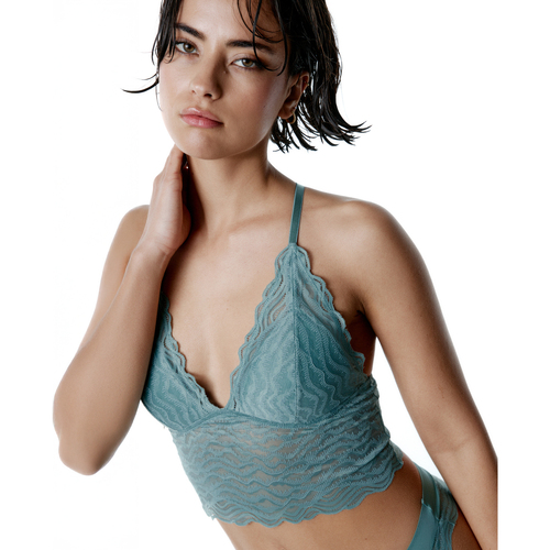 Unterwäsche Damen Schwangerschafts- und Still-BHs Black Limba Soutien-gorge crop top femme  Ariane Grün