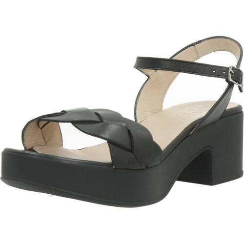 Schuhe Damen Sandalen / Sandaletten Wonders D8830P Schwarz