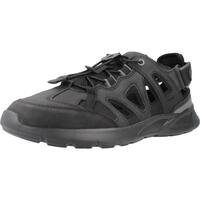 Schuhe Herren Sandalen / Sandaletten Geox U SANZIO D Schwarz
