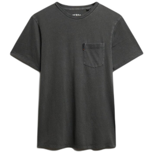 Kleidung Herren T-Shirts Superdry T-shirt à poche classique  Essential Schwarz