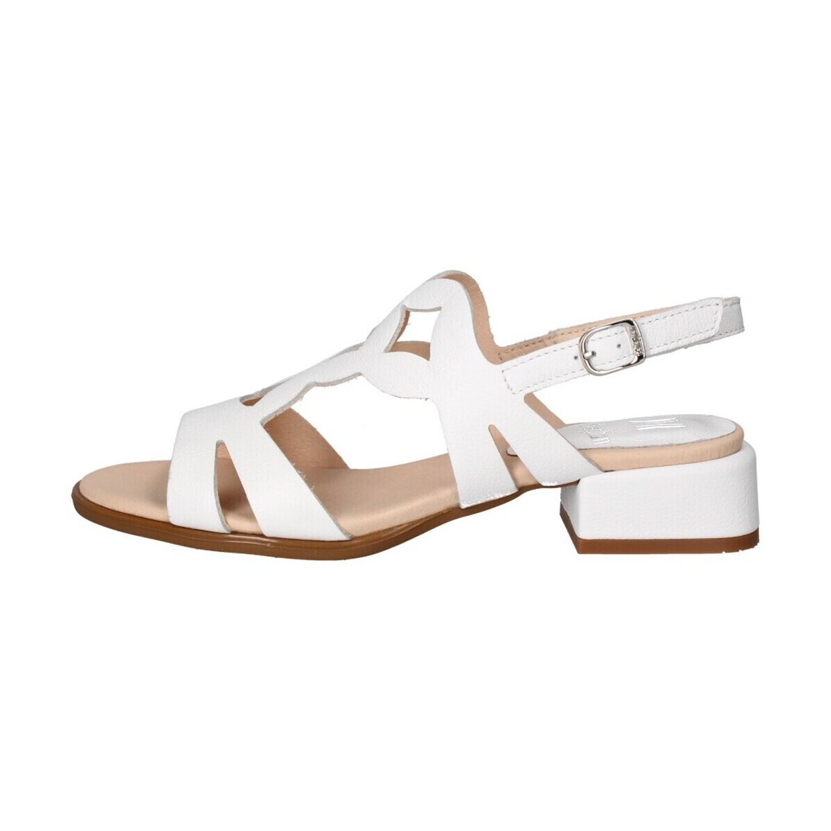 Schuhe Damen Sandalen / Sandaletten CallagHan 34403 Sandelholz Frau Weiss