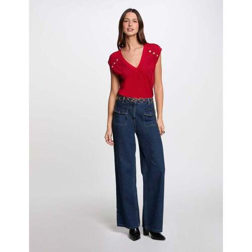 Kleidung Damen Langarmshirts Morgan  Rot