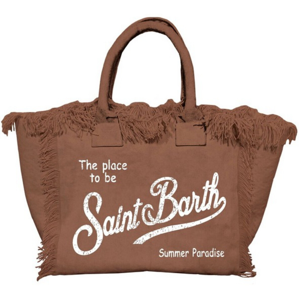 Taschen Damen Schultertaschen Mc2 Saint Barth VANITY Braun