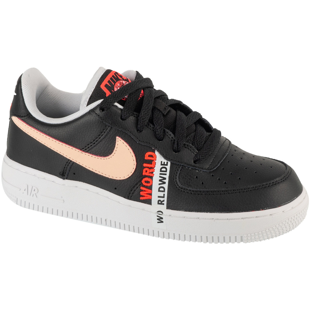 Schuhe Jungen Sneaker Low Nike Air Force 1 LV8 1 GS Schwarz