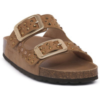 Schuhe Damen Pantoffel Grunland CUOIO 70ENNY Braun