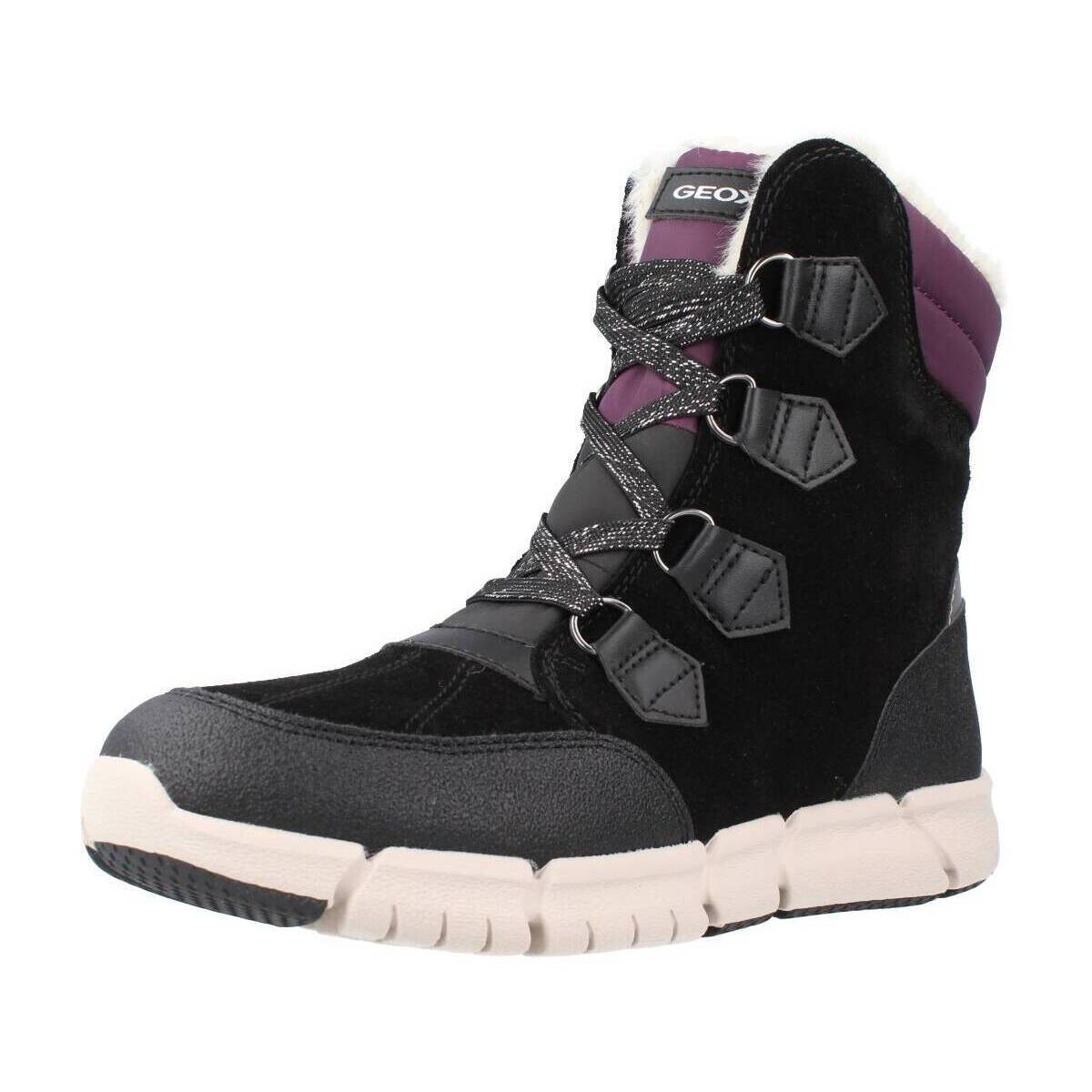 Schuhe Mädchen Stiefel Geox J FLEXYPER GIRL B AB Schwarz
