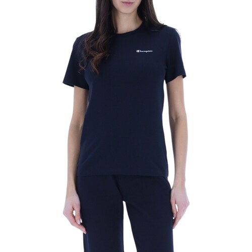 Kleidung Damen T-Shirts Champion 118091 Blau