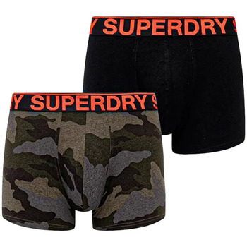 Unterwäsche Herren Boxer Superdry Pack x2 essential Multicolor