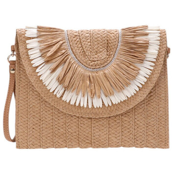 Taschen Damen Geldtasche / Handtasche La Modeuse 75596_P178937 Beige