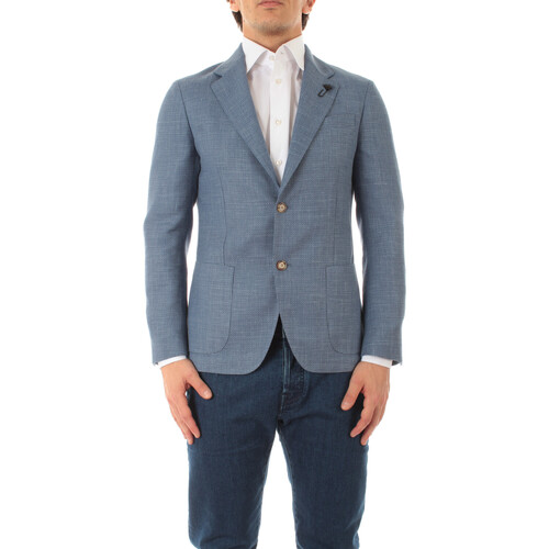 Kleidung Herren Jacken / Blazers Lardini ES6202Q77 ESIF64523 Blau