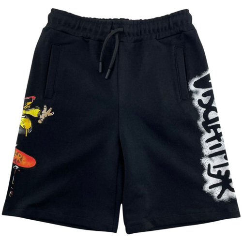 Kleidung Kinder Shorts / Bermudas Disclaimer  Schwarz