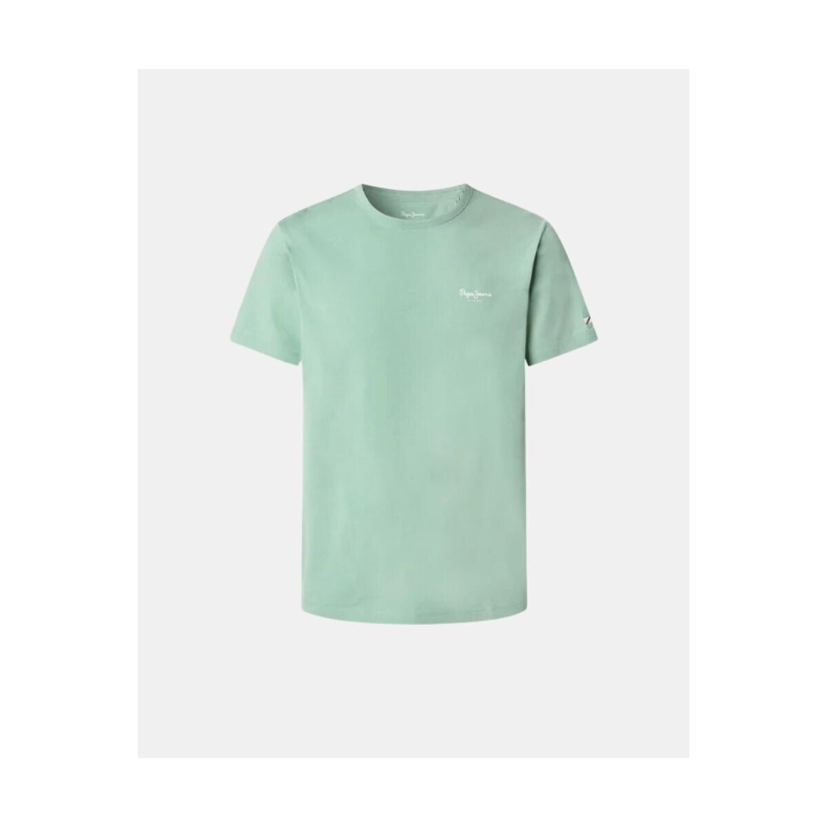 Kleidung Herren T-Shirts Pepe jeans PM508212 ORIGINAL BASIC 3N Grün