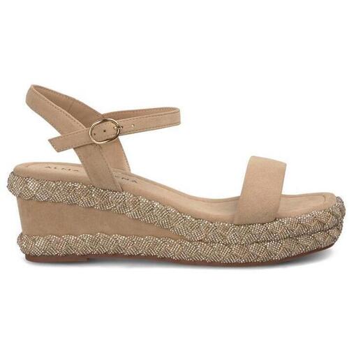 Schuhe Damen Leinen-Pantoletten mit gefloch ALMA EN PENA V2551455 Braun