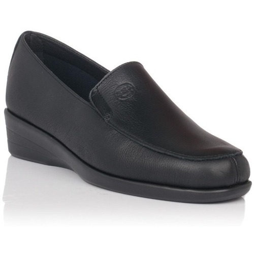 Schuhe Damen Slipper 48 Horas 0601-01 Schwarz
