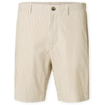 Selected Regular Shorts Karl - Kelp/Egret