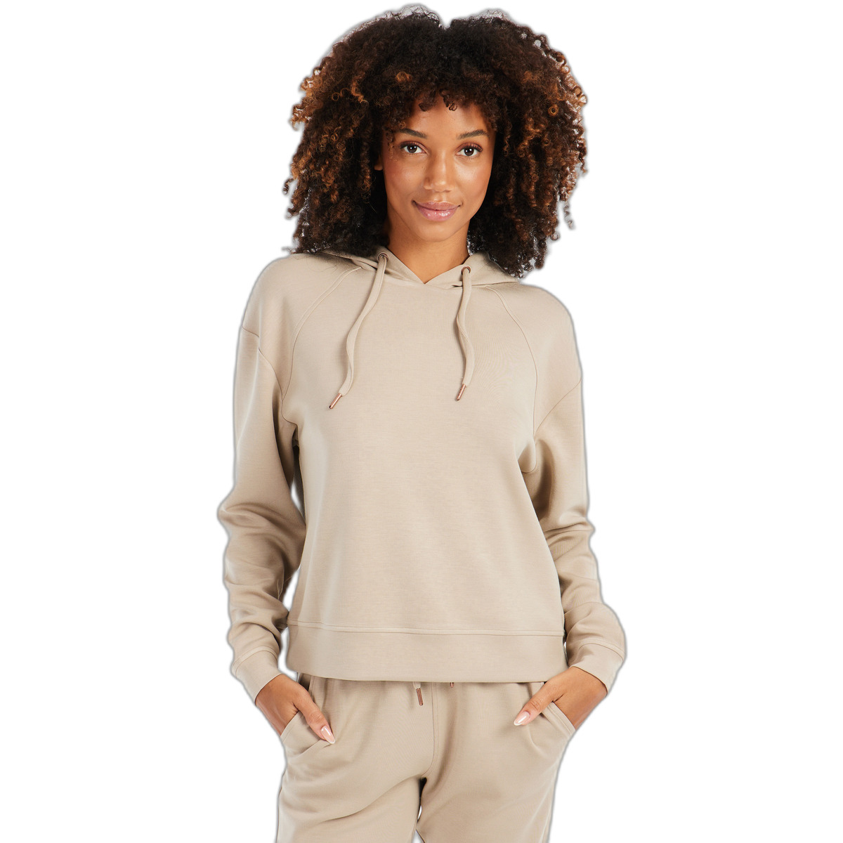 Kleidung Damen Sweatshirts Protest Sweatshirt à capuche femme  Iron Braun