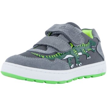 Schuhe Jungen Derby-Schuhe & Richelieu Lurchi Klettschuhe 95L1023002 GREY/GREY Grau